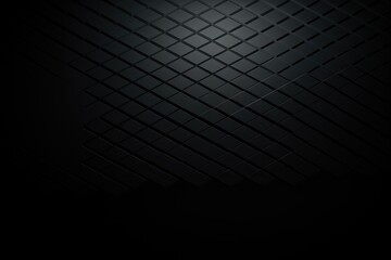 texture abstract dark modern background grid geometric black pattern metal mesh wallpaper design metallic carbon textured industrial grill seamless fiber light illustration technology steel - obrazy, fototapety, plakaty