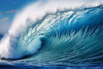 Obrazy na Plexi  Wave Ocean surfing surf sea surfer cool blue hawaii beach pure clean epic barrel water splash adventure coast clear fun tropical liquid travel power summer pacific sport tube sunshine recreation wea