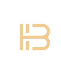 Monogram initial b letter mark logo design. Monogram design vector b logo. Monogram initial letter mark b logo. Design simple b monogram