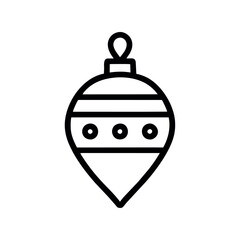 Obraz premium christmas decoration icon