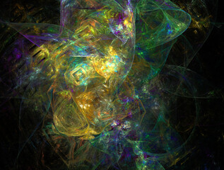 Imaginatory fractal abstract background Image