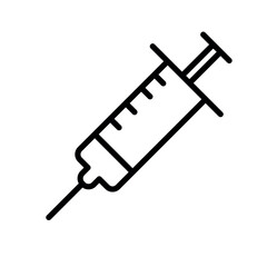 Fototapeta premium syringe icon illustration