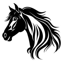 Logo of Horse Head, Stallion Illustration Vector SVG.