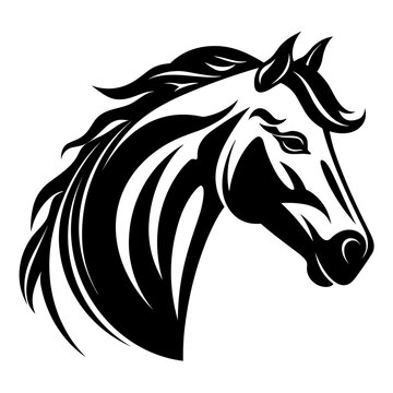 Logo of Horse Head, Stallion Illustration Vector SVG.