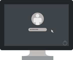 Monitor illustration