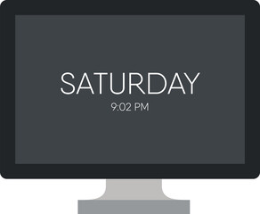 Monitor illustration