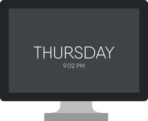 Monitor illustration