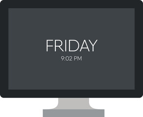 Monitor illustration