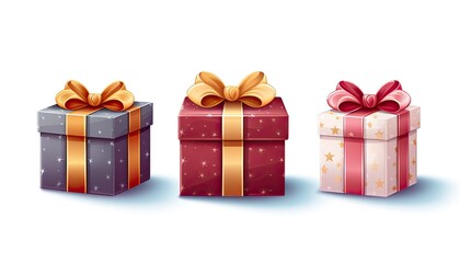 Versatile Gift Box Illustrations