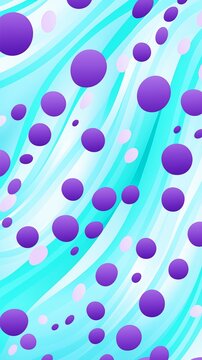 closeup blue circles purple deep splash bubbles banner huge wave function illustration spots streaming ocean green red coloring