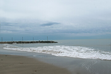Sea and sky , Beaches in Santa Clara del Mar , Buenos Aires , Argentina