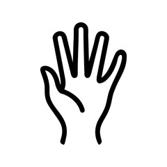 raised hand icon