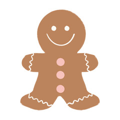 Gingerbread 2 Christmas Illustration