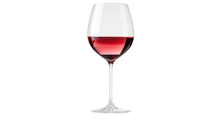 Wine glass on the transparent background