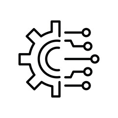 ai technology cog wheel
