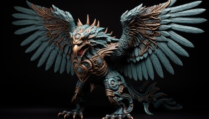 Stunning Digital Art of a Golden Eagle