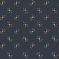 Blue and beige seamless pattern