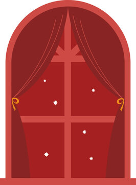 Holiday Windows Illustration