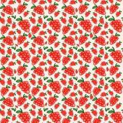 seamless pattern with berries