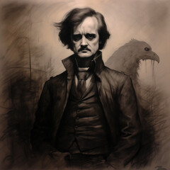 Edgar Allan Poe - obrazy, fototapety, plakaty
