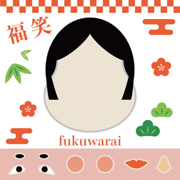 福笑い Images – Browse 288 Stock Photos, Vectors, and Video