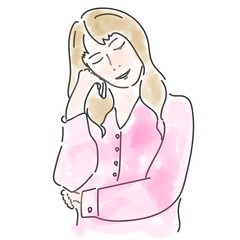 女性　人物　仕事　ビジネス　アイコン