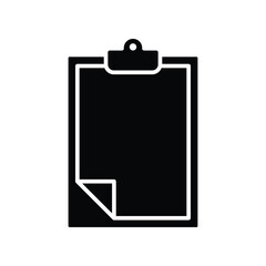 clipboard icon vector design template simple and clean