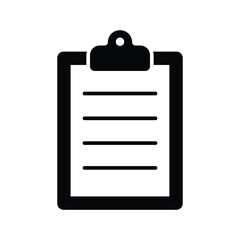clipboard icon vector design template simple and clean