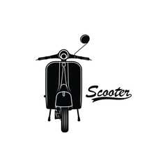 scooter, silhouette, vehicle, transportation, motorcycle, motor, retro, travel, vintage, design, style, motorbike, vespa, symbol, vector, ride, illustration, icon, classic, wheel, speed, moped, bike, 