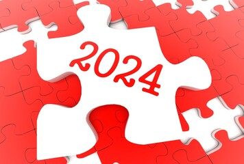 2024.3d Render Illustration.