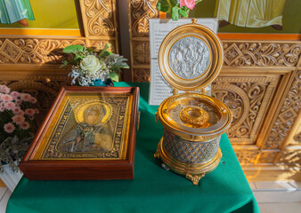 The Church of St. Blessed Matrona of Moscow in Gelendzhik, Russia. 29.10.2023