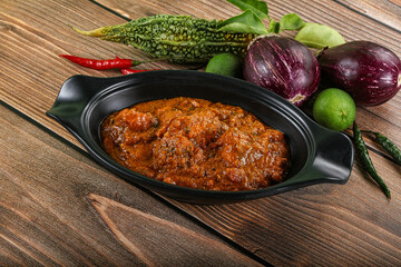 Indian cuisine - chicken masala sauce