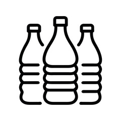 plastic water bottles