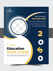 Modern Vector abstract Book Cover Design Template