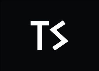 TS letter logo and monogram logo