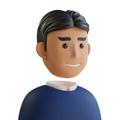 3D Model of Student Avatar. Student Avatar Design in 3D. Intriguing 3D Model of Student Avatar.
3d illustration, 3d element, 3d rendering. 3d visualization isolated on a transparent background