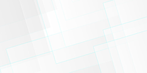 Abstract background seamless with lines and technology square triangle geometric texture background. Space futuristic design concept. Decorative web layout or poster, banner. White grey background.