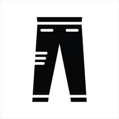 Trousers icon design, illustration design