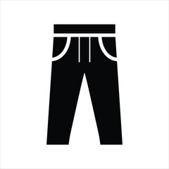 Trousers icon design, illustration design