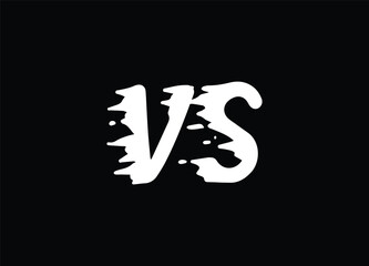 Fototapeta premium VS letter logo and monogram logo