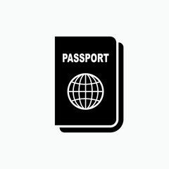 Passport Icon. Identification, Official Document Issued by Government, Certifying the Holder's Identity and Citizenship And Entitling Them to Travel Under Its Protection to and from Foreign Countries.