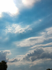 Fototapeta na wymiar Cielo con nubes