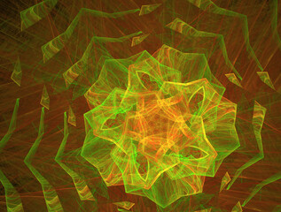 Imaginatory fractal abstract background Image