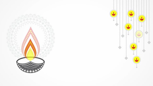 Animation made for celebrate Diwali - The Festival of Lights and Crackers