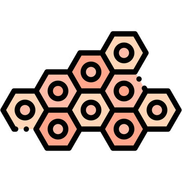 recommend clip art: Vector Icon Skin Cell, Skin Regeneration, Beauty, Dermatology, Turnover, Skincare
