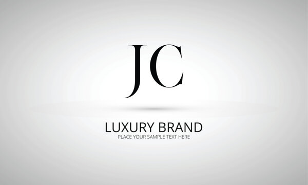 JC J jc initial logo | initial based abstract modern minimal creative logo, vector template image. luxury logotype logo, real estate homie logo. typography logo. initials logo