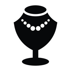 Obraz premium Bust, jewellery, jewelry icon