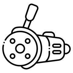 Vector Icon grinder, Angle, Electric, Grinder, machine