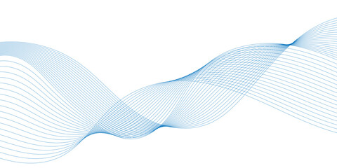 Abstract flowing wave lines. Design element for technology, science, business, music, equalizer, modern concept background vector eps 10