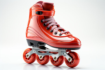Roller skate icon in a clean and modern style, Generative AI 